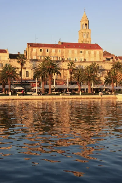 Diokletianus split waterfront, Horvátország — Stock Fotó