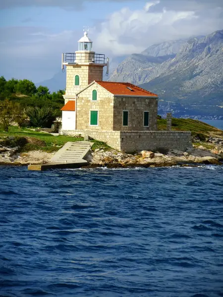 Leuchtturm auf der Insel Hvar, Kroatien — Stockfoto