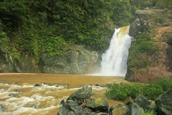Salto Baiguate waterfall, Jarabacoa, Dominican Republic — Stock Photo, Image