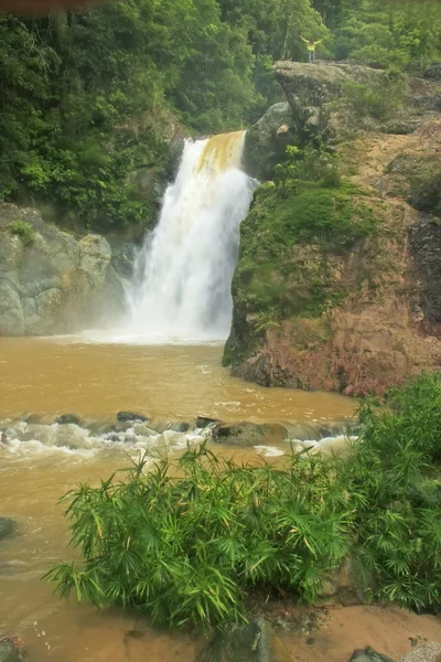 Salto Baiguate waterfall, Jarabacoa, Dominican Republic — Stock Photo, Image