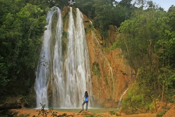 Cascade El Salto de Limon, République Dominicaine — Photo