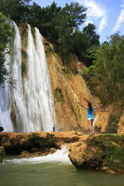 El Salto de Limon waterfall, Dominican Republic — Stock Photo, Image