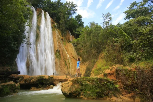 Cascada de El Salto de Limón, República Dominicana — Foto de Stock