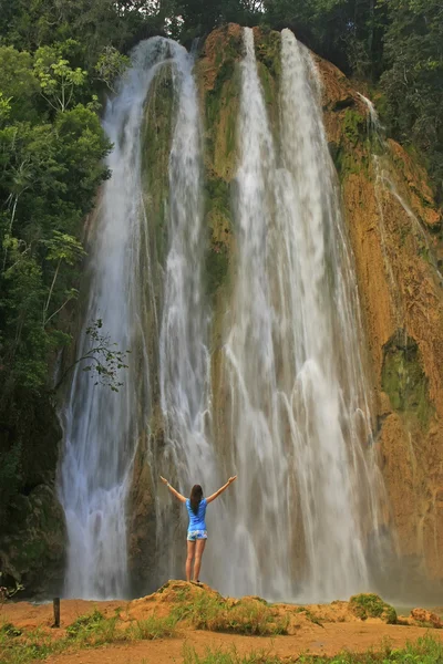 Cascade El Salto de Limon, République Dominicaine — Photo