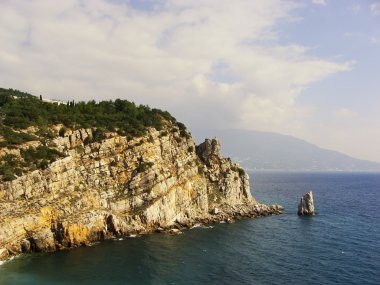Kırlangıç yuva castle, Kırım yakınındaki yelken kaya