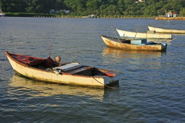samana limanında eski tekneler