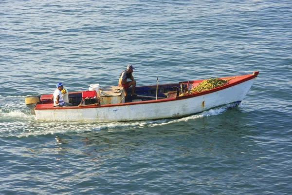 Fischerboot in der Bucht von Samana — Stockfoto