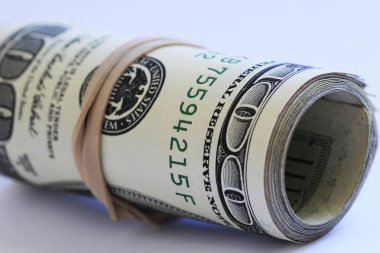 yüz dolar faturaları rulo