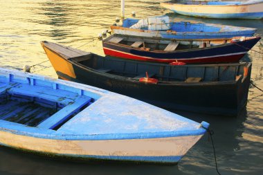 eski balıkçı tekneleri, boca chica Körfezi