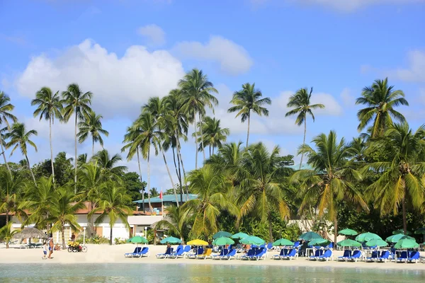 A Boca Chica beach, Dominikai Köztársaság — Stock Fotó