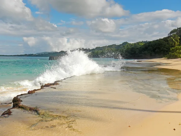 Rincon пляж, Samana півострів — стокове фото