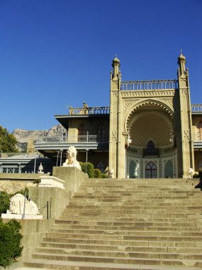 Vorontsov Sarayı 'nın güney cephesi, Alupka, Kırım