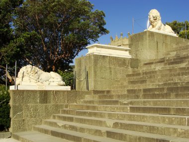 Aslan Teras, vorontsov Sarayı, alupka, Kırım