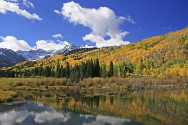 Wilson creek, sneffels wilderness, colorado değişir.