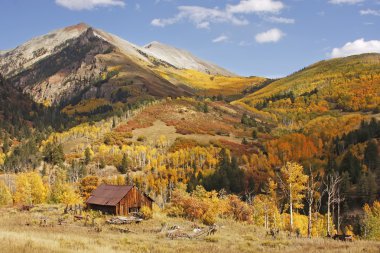 telluride, colorado yakınlarında eski ahır