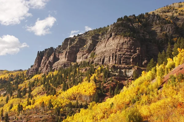 Malebné poblíž telluride, uncompahgre national forest, colorado — Stock fotografie