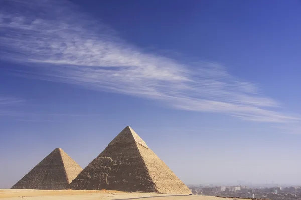 Grandes pyramides de Gizeh, Le Caire — Photo