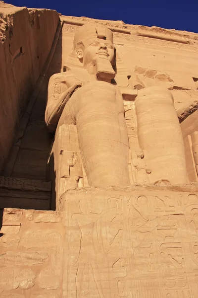 The Great temple of Abu Simbel, Nubia — Stock Photo, Image