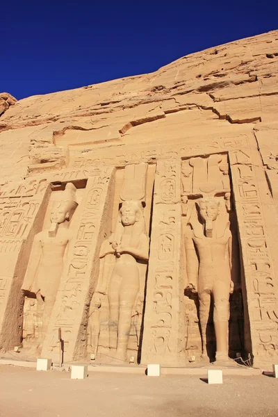 Templo Nefertari, Abu Simbel, Nubia — Foto de Stock