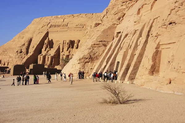 De grote tempel van abu simbel, nubia — Stockfoto