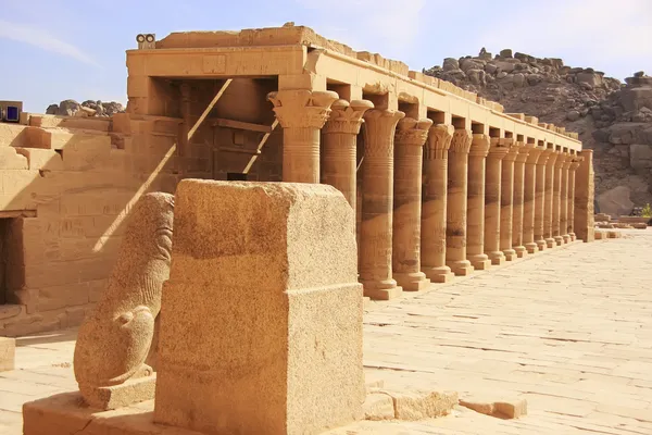 Philae tempel, lake nasser, Egypten — Stockfoto