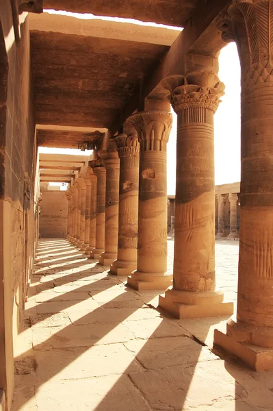 Philae tempel, lake nasser, Egypte — Stockfoto