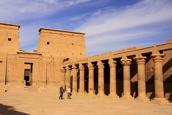 フィラエ神殿、湖 nasser、エジプト — ストック写真