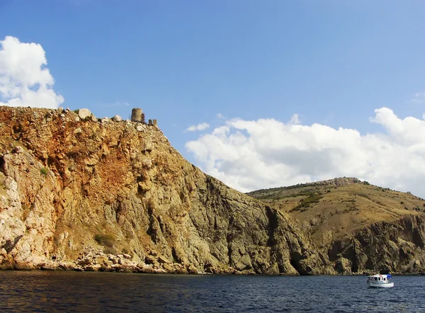 Genoese fortress Cembalo, Balaklava, Crimea — Stock Photo, Image