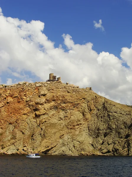 Genoese fortress Cembalo, Balaklava, Crimea — Stock Photo, Image