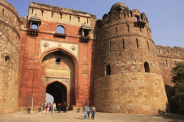 Bara Darwaza, Grande porte de Purana Qila, New Delhi — Photo
