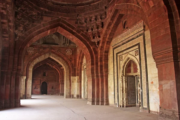 Qila-i-kuna Mosque, Purana Qila, New Delhi — Stockfoto