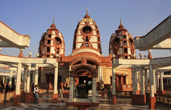 Isckon tempel, new delhi, indien — Stockfoto