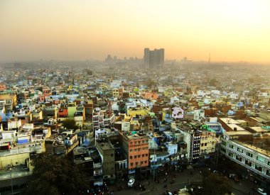 View of Delhi from Jama Masjid clipart