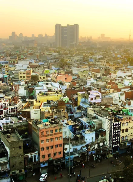 Pemandangan Delhi dari Masjid Jama — Stok Foto