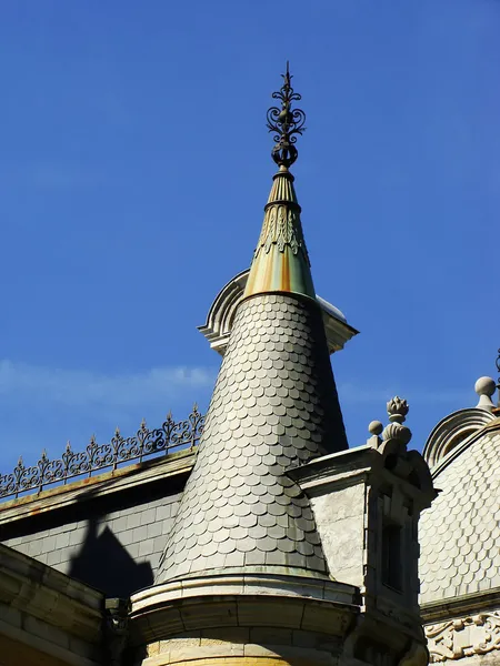 Detalhe do telhado, Palácio de Masandra, Península da Crimeia — Fotografia de Stock