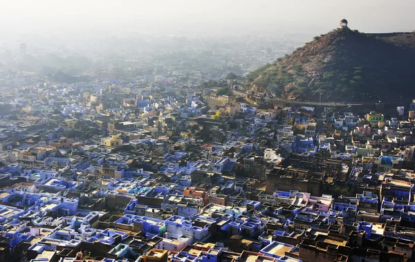 Pemandangan udara Bundi, Rajasthan — Stok Foto