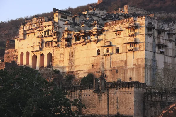 日の出、インド ブーンディー宮殿 — ストック写真