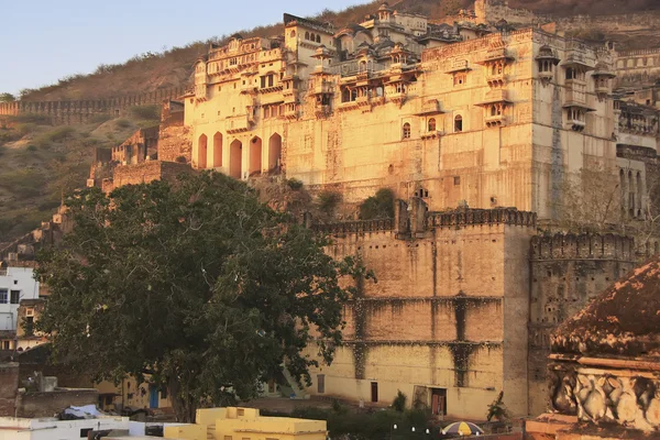日の出、インド ブーンディー宮殿 — ストック写真