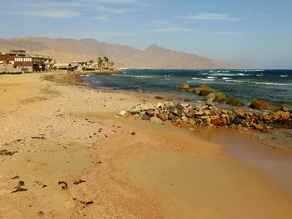 Costa do mar Vermelho, cidade de Dahab, Egito — Fotografia de Stock