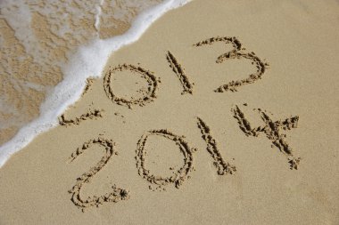 Yeni yıl 2014 önümüzdeki kavramı
