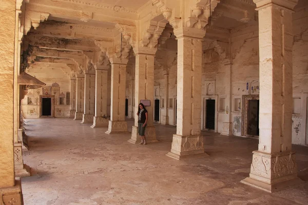 Inre av bundi palace, Indien — Stockfoto