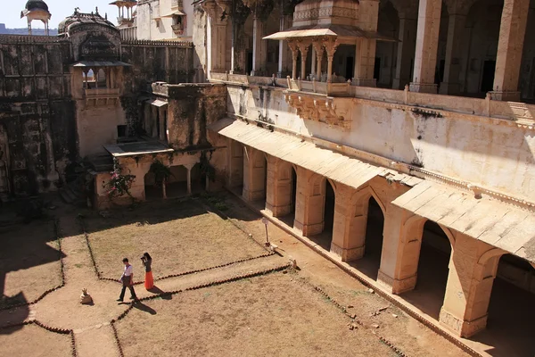 印度本迪宫殿的庭院 — 图库照片