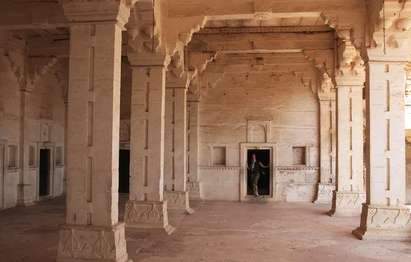 Inre av bundi palace, Indien — Stockfoto