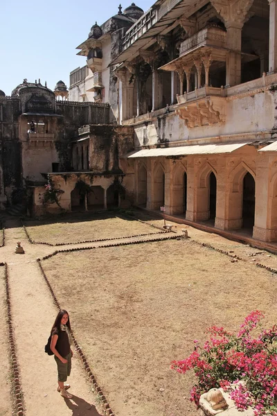 Двор дворца Бунди, Индия — стоковое фото