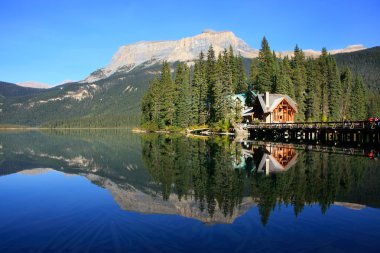 Emerald Lake, Yoho Ulusal Parkı, British Columbia, Kanada
