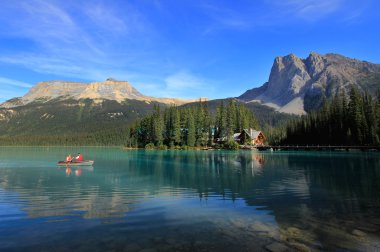 Emerald Lake, Yoho Ulusal Parkı, British Columbia, Kanada