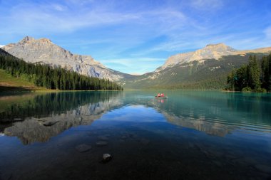 Emerald Lake, Yoho Ulusal Parkı, British Columbia, Kanada