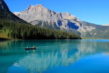 Emerald Lake, Yoho Ulusal Parkı, British Columbia, Kanada