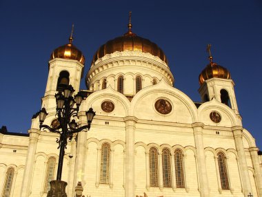 Katedral, İsa'nın kurtarıcı olarak sabah erken, moscow, Rusya Federasyonu