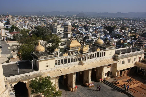 Porte principale du complexe City Palace, Udaipur, Rajasthan, Inde — Photo